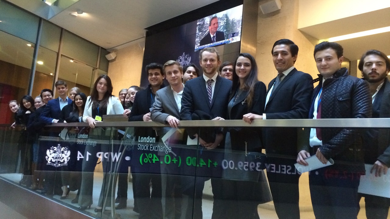 Hult Bachelor degree students visit the London Stock Exchange