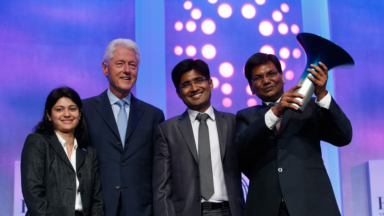 The 2014 Hult Prize winners