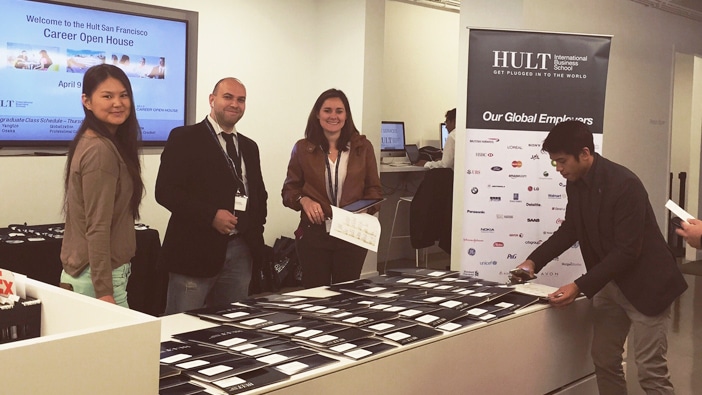 Hult San Francisco students at the annual Career Open House