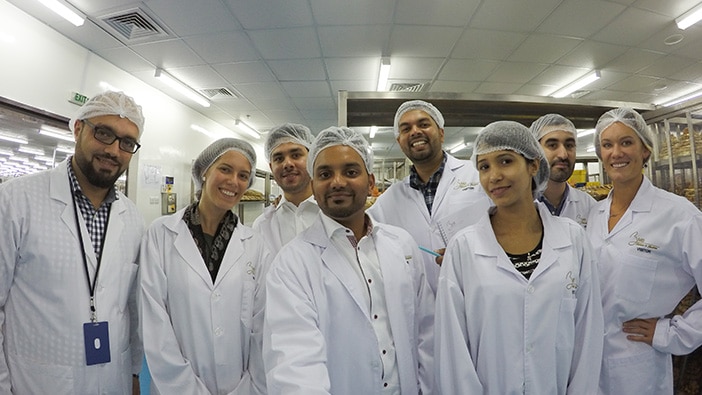 Hult Dubai students at BMB Group's factory