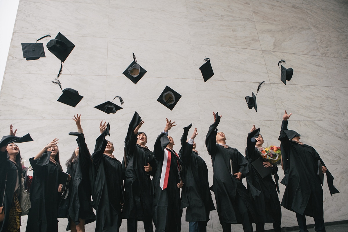 Why you should go to business school students graduate