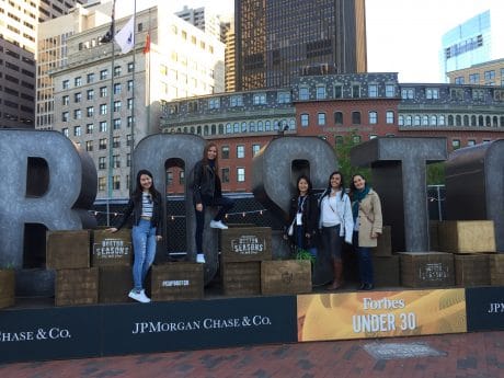 Hult students discovering Boston