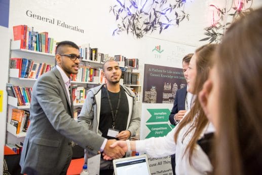 Hult students at career connections forum 