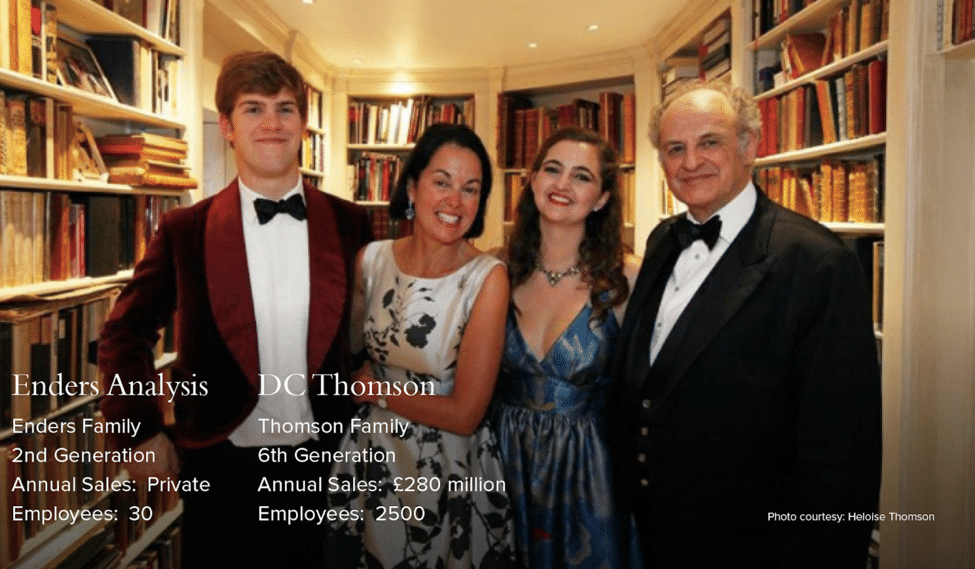 Ender and DC Thomson family businesses