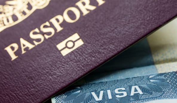Traveling visa passport