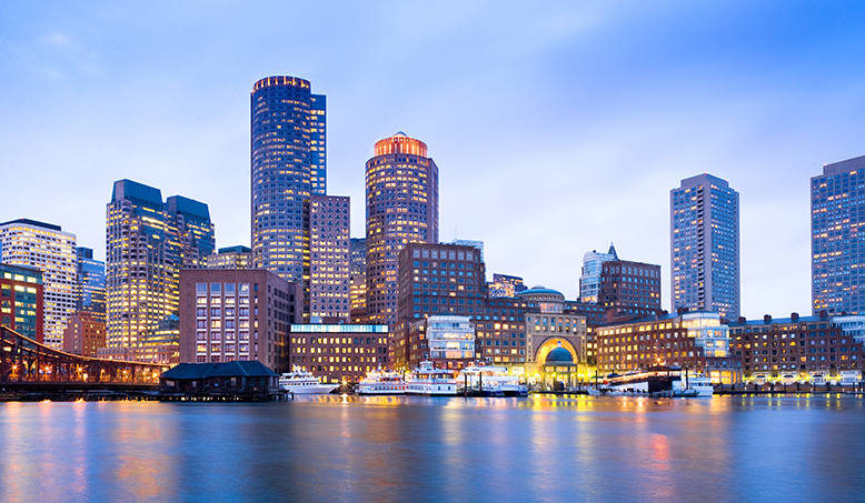 Boston downtown skyline