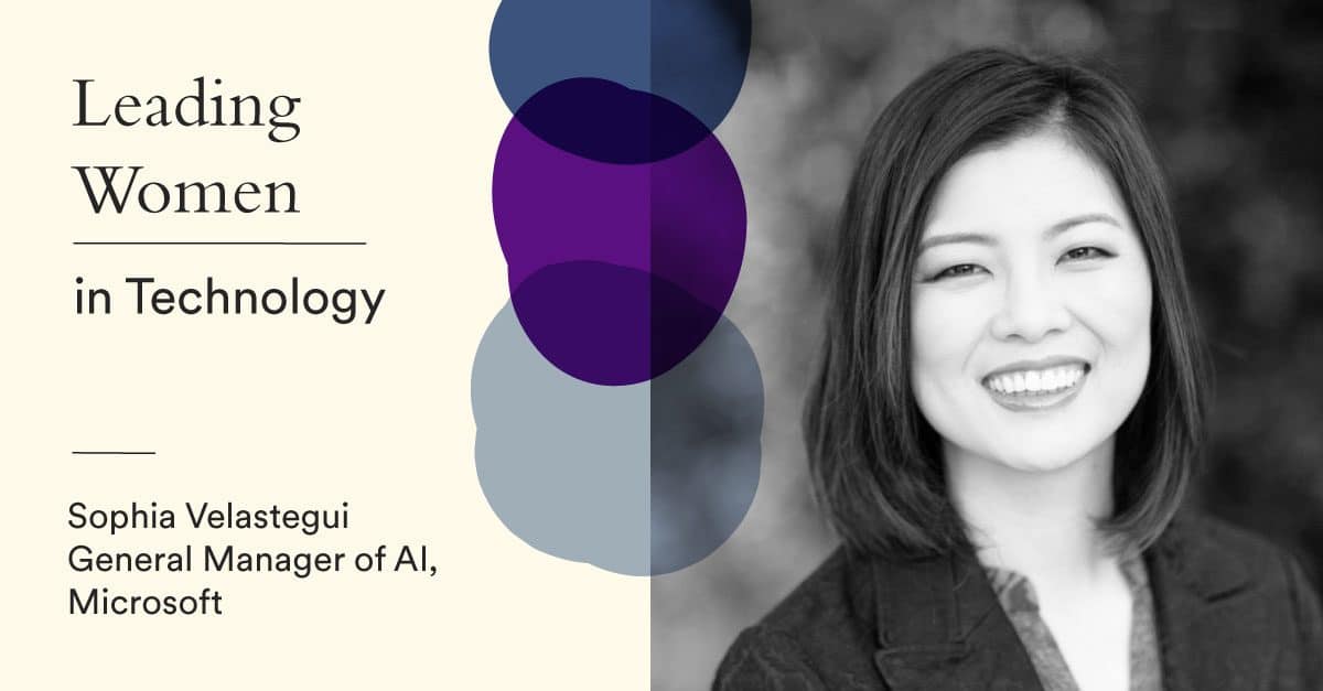 Microsoft’s Sophia Velastegui : More diversity needed in the AI Revolution