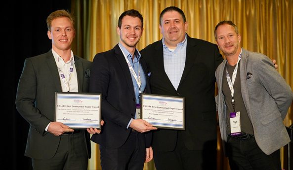 Dual Degree students Markus and Marcel win Best Conceptual Paper at USASBE