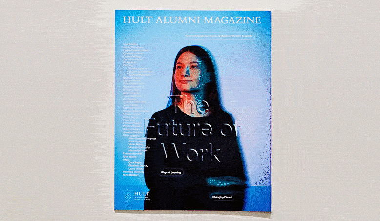 Hult Alumni Magazine covers GIF