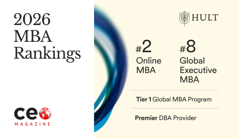 Hult Ranked #2 Online MBA by CEO Magazine