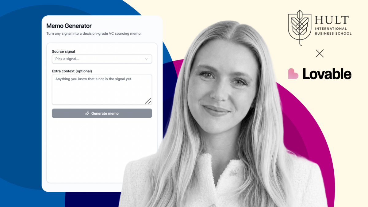 Hult x Lovable: Sophie Alme Turns Ideas Into Working Applications
