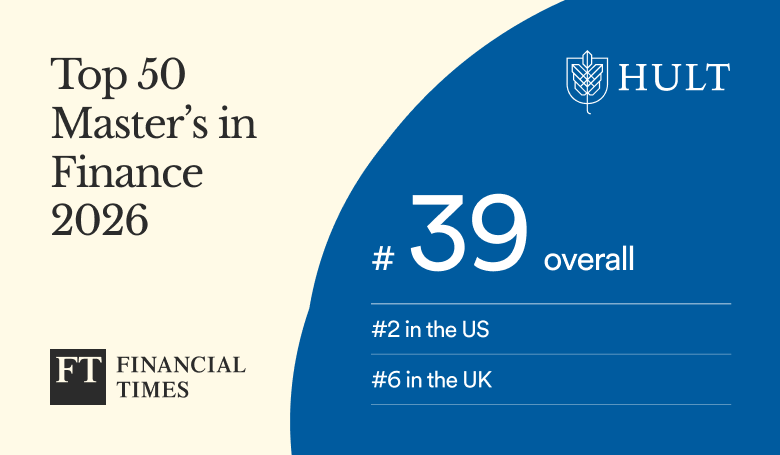 Hult master's in finance ranking FT 2026